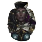 Senna League Of Legends: 3D-Hoodie mit Senna-Illustration Senna League of Legends Senna Artwork Hoodie 3D