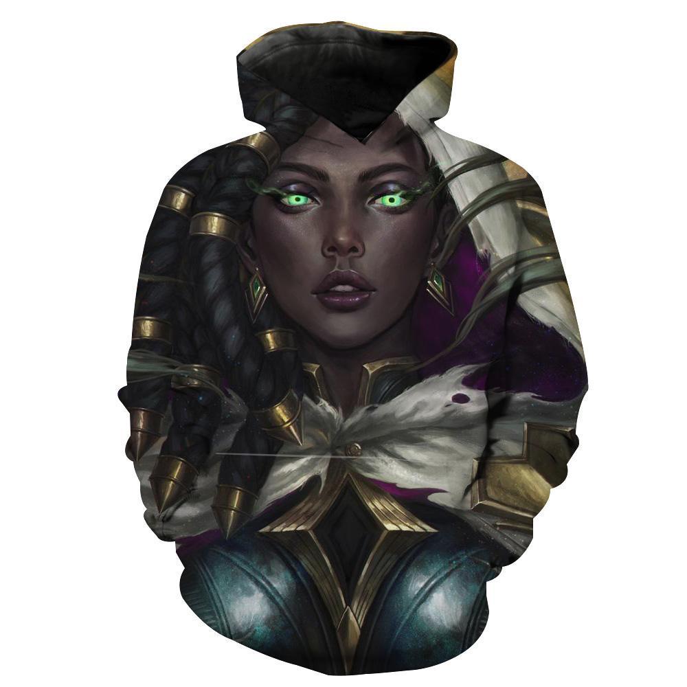 Senna League of Legends Senna Artwork Hoodie 3D