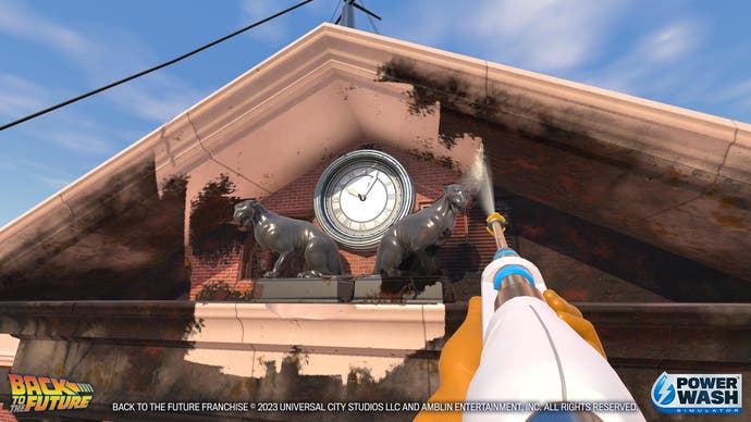 Zurück in die Zukunft x PowerWash Clocktower