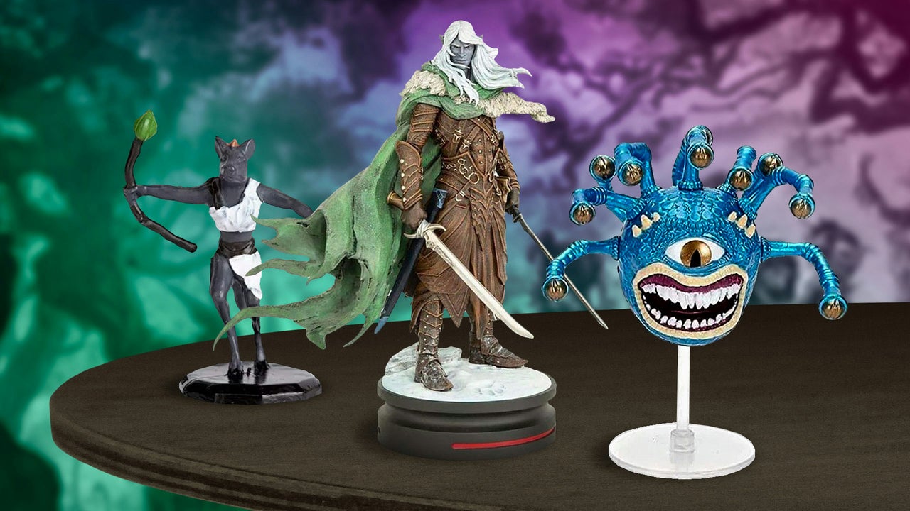 Set it 16 Acryl-iniaturen für DND, 2D-Figuren für Dungeons and