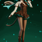 Lynette Genshin Impact 3D-Druckermodell zum Download auf Cults Creo Gaming