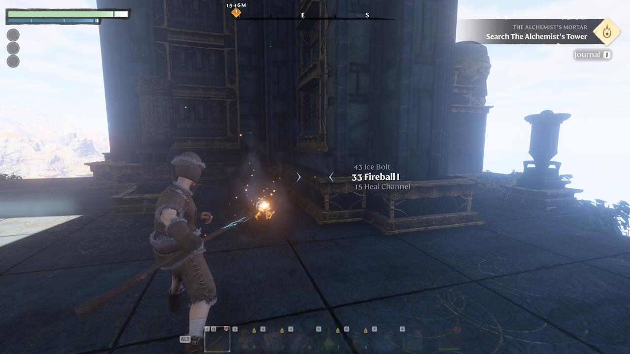 Das Wirken von Zaubersprüchen im Spiel ähnelt dem Bogenschießen. Der Unterschied besteht darin, dass magische Kräfte Ihre Munition sind.