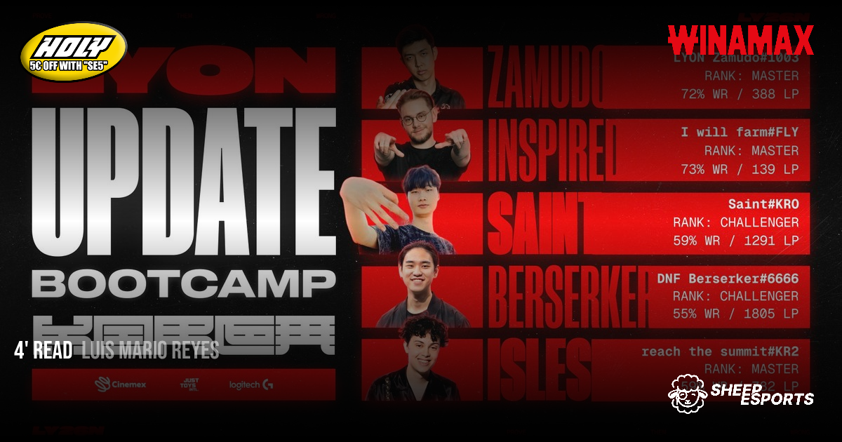 Sheep Esports - LoL: LYON's completed 2026 LCS roster