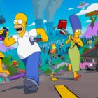 Spiele 2025: Die besten Titel, zwischen ständiger Erneuerung und Überraschungen! Fortnite Simpsons screenshot with GamesRadar+ Best of 2025 badge in upper right corner