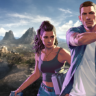 Elder Scrolls 6 screenshot with GTA 6 characters over it