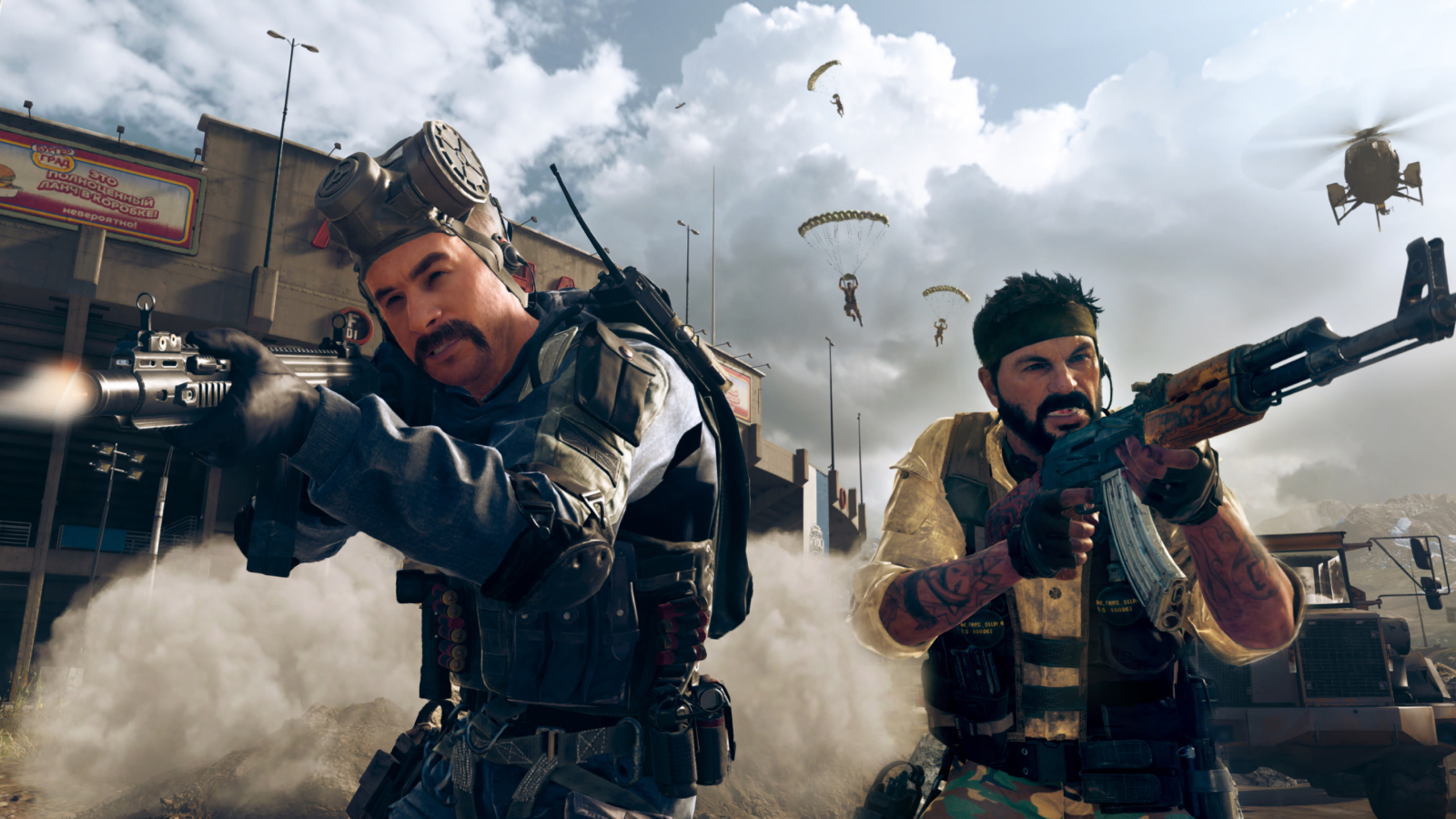 Warzone gameplay from Black Ops Cold War era