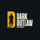The logo for Dark Outlaw Games features a silhouette of a person in a hat and coat next to the text against a black background.