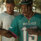 GTA 6: Ein Jahr nach Trailer 2 wächst die Spannung der Fans immer noch! Two GTA 6 characters gasp at a phone screen