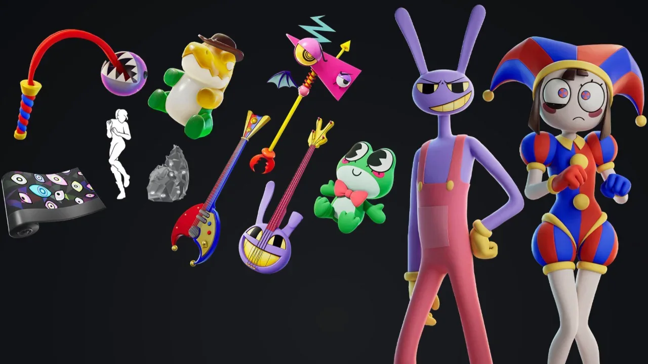 Fortnite The Amazing Digital Circus Items and Prices — NeonLightsMedia
