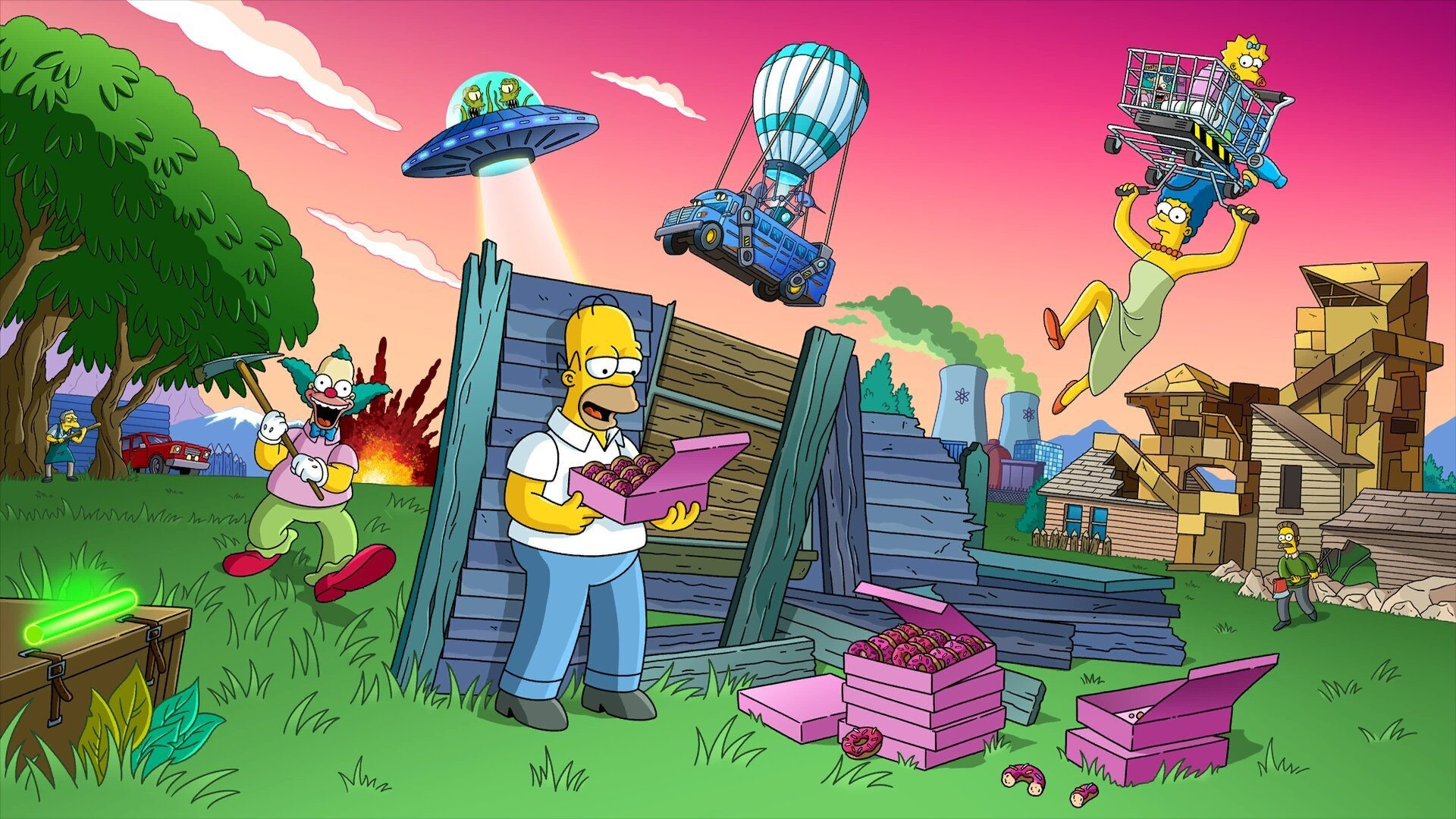 Fortnite's amazing Simpsons map is coming back this summer, and I can't wait