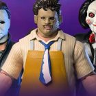 Fortnite: NECA enthüllt zur Begeisterung der Fans Figuren von Michael Myers, Leatherface und Billy! Michael Myers, Leatherface and Billy the Puppet Fortnite Fortnitemares action figures unveiled by NECA