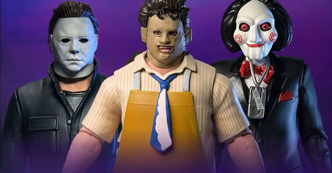 Michael Myers, Leatherface and Billy the Puppet Fortnite Fortnitemares action figures unveiled by NECA