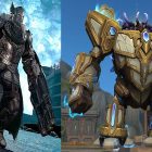 Final Fantasy XIV: Neuer Job „Bastian“ stellt WoW-Panzer in den Schatten, was soll Blizzard tun? An image of an armored knight wielding giant arm cannons stands next to a minotaur riding in a heavily armed combat mech